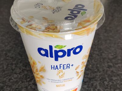 Joghurtbecher Alpro-Hafer Joghurt